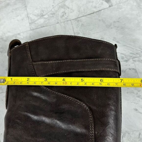 New Area Forte Anthropologie Lather Studded Riding Equestrian Boots sz 38 Italy - Picture 9 of 13